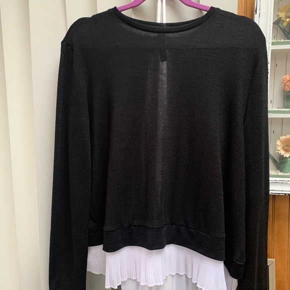 BLACK SWEATER/BLOUSE - Picture 2 of 2